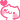 a pink cat with a heart