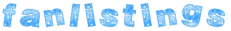 fanlistings in blue glitter text