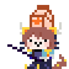 a small pixel kero fishing