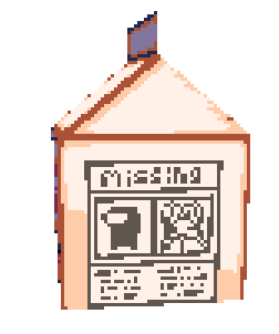 a low-poly spinning gif of a carton of oat milk. the front says oat milk with a small yellow creature on it, and on the side there is a missing logo with an amongus character