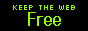 a button that says keep the web free, say no to web3