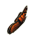 gif of a monarch butterfly flapping its wings while staying still