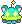 a green ufo with hamster ears